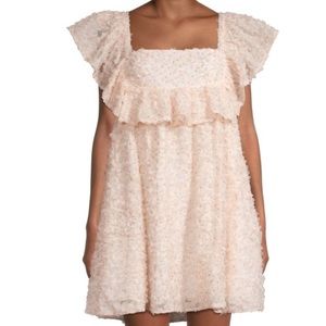 Black Halo Reggi Floral Squareneck Minidress